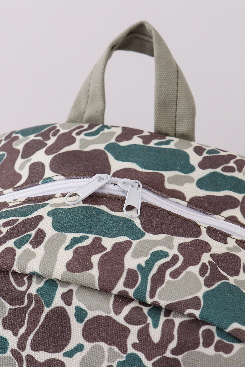 Deer Camo Kids Backpack – Woodland Print Bag