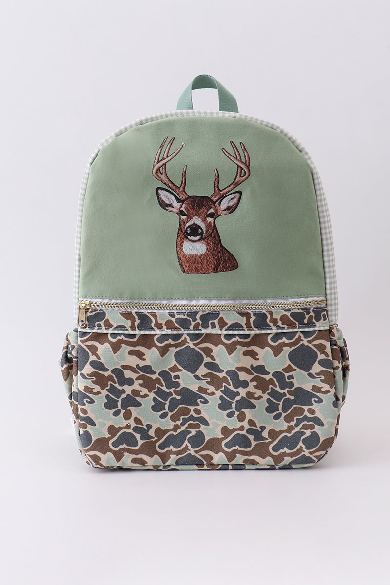 Deer Camo Kids Backpack – Woodland Print Bag