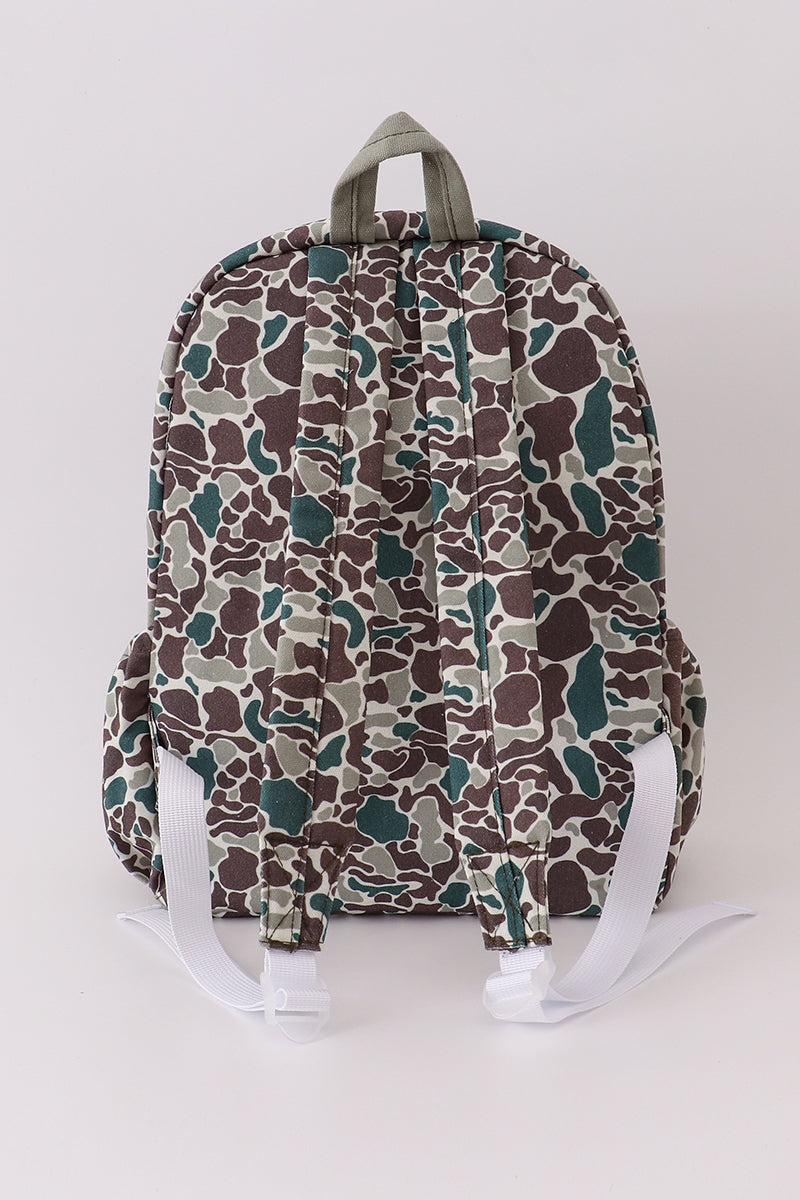 Kids Fishing Backpack – Camo School Bag